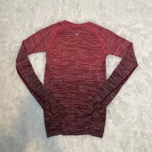 Lululemon Ombre striped swiftly long sleeve
